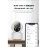 Wireless camera - baby monitor - auto tracking - two way audio - 5G IP - WiFi - 720PSecurity cameras