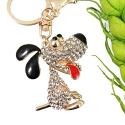 Crystal dog keychainKeyrings