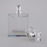 Frasco de perfume de vidro - recipiente vazio - com atomizador - 50 ml