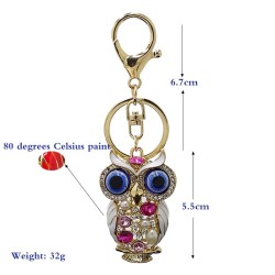 Crystal owl keychainKeyrings