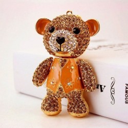 Urso de cristal/diamante - chaveiro