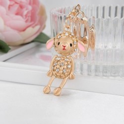 Ovelha de ouro - com cristais - chaveiro