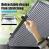 Car windshield sun shade - retractable - UV protector - curtainGlass & windows