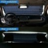 Car windshield sun shade - retractable - UV protector - curtainGlass & windows