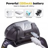 Mini lanterna recarregável - lâmpada de cabeça - sensor de movimento - USB - LED - 3000LM