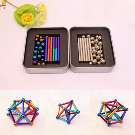 Bolas / bastões magnéticos de neodímio - blocos de construção