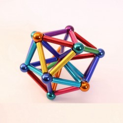Bolas / bastões magnéticos de neodímio - blocos de construção