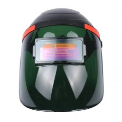 Capacete de soldagem com escurecimento automático solar - ajustável - máscara flip