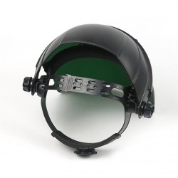 Capacete de soldagem com escurecimento automático solar - ajustável - máscara flip