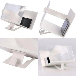 Amplificador de tela de telefone universal - vídeo 3D - projetor - suporte - suporte - suporte