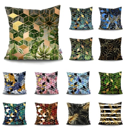 Decorative cushion cover - leaves - pineapple - palm trees - 45 cm * 45 cmCushion covers