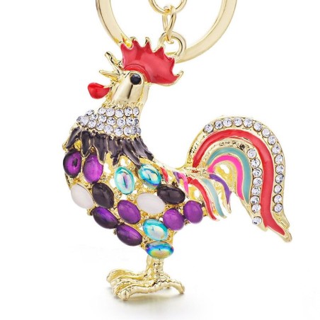 chaveiro galo de cristal