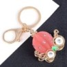 Crystal pumpkin carriage - keychainKeyrings