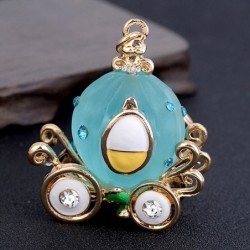 Carruagem de abóbora de cristal - chaveiro