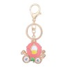 Crystal pumpkin carriage - keychainKeyrings