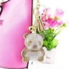 Panda de cristal / borla - chaveiro