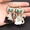 Crystal cat - gold keychainKeyrings