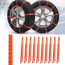 Correntes antiderrapantes para pneus de inverno - nylon - 10 unidades