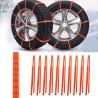 Correntes antiderrapantes para pneus de inverno - nylon - 10 unidades