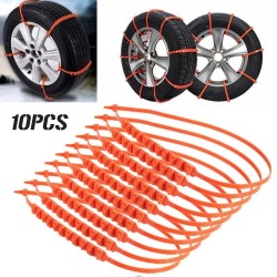 Correntes antiderrapantes para pneus de inverno - nylon - 10 unidades