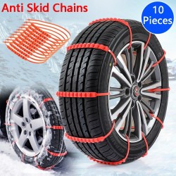 Correntes antiderrapantes para pneus de inverno - nylon - 10 unidades