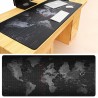 Mouse pad antiderrapante - borracha - à prova d'água - mapa do mundo