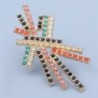 Geometric earrings with crystalsEarrings