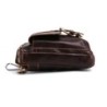 Bolsa de ombro pequena em couro