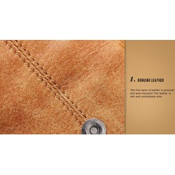 Bolsa de ombro pequena em couro