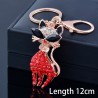 Sexy crystal lady cat - keychainKeyrings