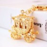 Golden carriage - keychainKeyrings