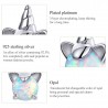Unicorn & opal - stud earrings - 925 sterling silverEarrings