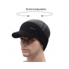 Gorro de lã de inverno para homem com viseira