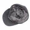 Gorro de inverno de homem com cachecol - conjunto