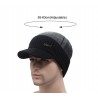 Gorro de inverno de homem com cachecol - conjunto