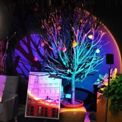 LED afterglow lamp - rainbow light projector - rotatable - USBLights & lighting