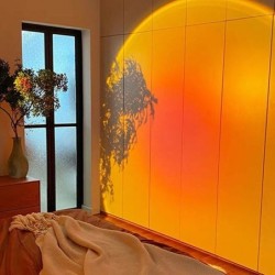 LED afterglow lamp - rainbow light projector - rotatable - USBLights & lighting