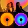 LED sunset lamp - rainbow light projector - rotatable - USBLights & lighting