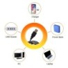 LED sunset lamp - rainbow light projector - rotatable - USBLights & lighting