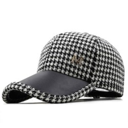 Boné de beisebol moderno - design xadrez britânico