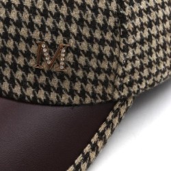 Boné de beisebol moderno - design xadrez britânico