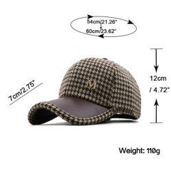 Boné de beisebol moderno - design xadrez britânico