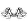 Elegant earrings - ribbons of love - 925 sterling silverEarrings