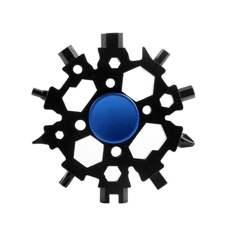 Multi-ferramenta 23 em 1 - fidget spinner - abridor de garrafas - chave inglesa - floco de neve de aço inoxidável