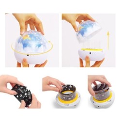 LED lights projector - night lamp - rotatable - starry sky - constellation - earth - universeStage & events lighting