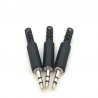 Plugue de fone de ouvido - conector macho - 35mm - 5 peças