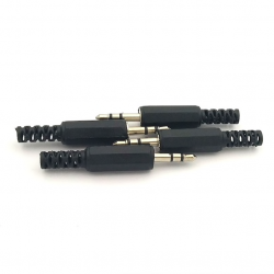 Plugue de fone de ouvido - conector macho - 35mm - 5 peças