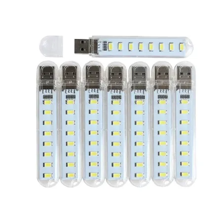 USB strip light - mini LED lamp - emergency lighting - 8 piecesLights & lighting
