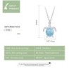 Colar/brinco tartaruga azul - conjunto - prata de lei 925