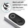 Carregador magnético sem fio 2 em 1 - para Samsung - iPhone - Apple Watch - 20W